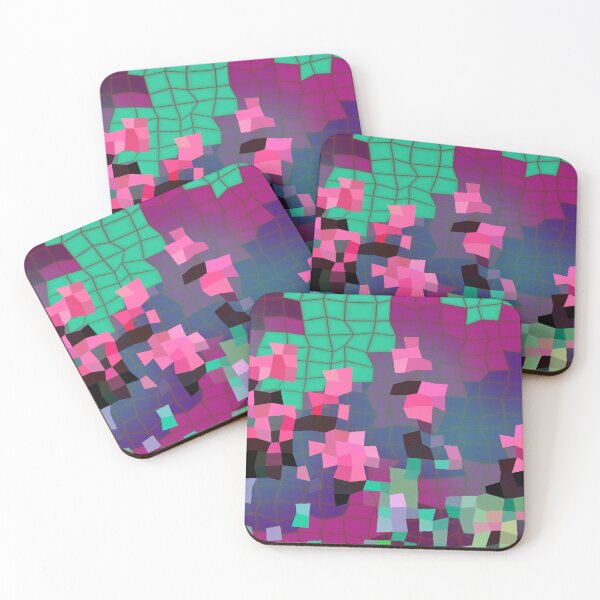 Item preview, Pink Flower Mosaic designed and sold by cuprum.