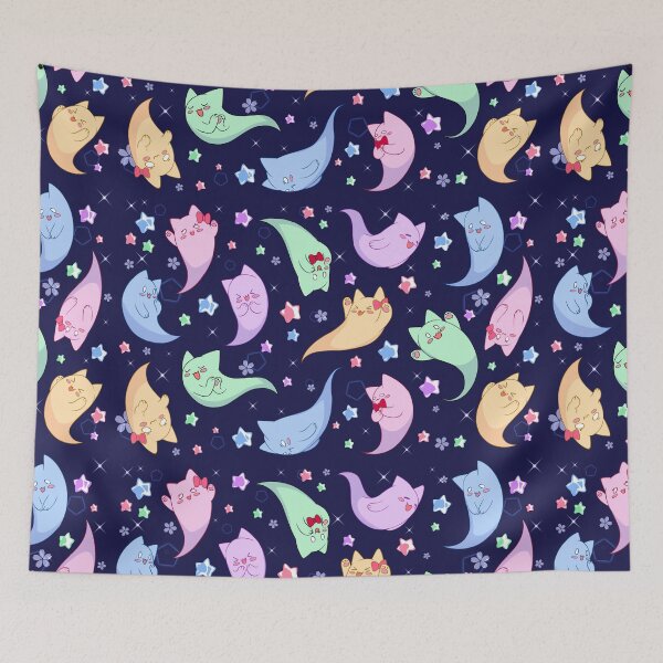 Item preview, Cute Cat Pastel Ghost designed and sold by IkaNe96.