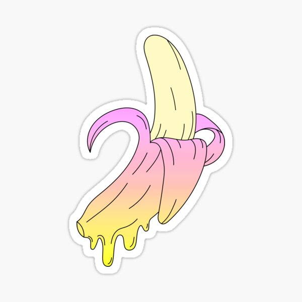 Large Banana Sticker | Sticker for Laptops, Planners | Journals, Notebooks,  Water Bottles | Vinyl Sticker | Stocking Stuffer