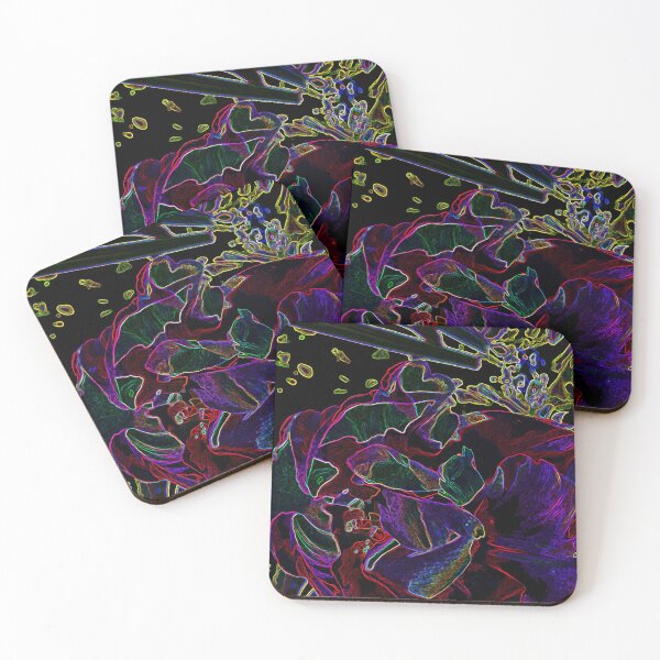 Item preview, Abstract Glowing Lines Flower designed and sold by Jessie Williams.