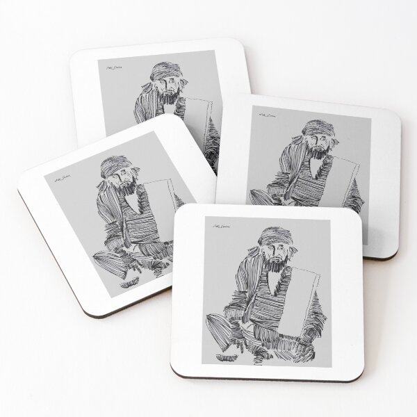 Item preview, Man Sitting By Artguru 0462, 22 X 28, - Ink On Paper designed and sold by Art Guru.