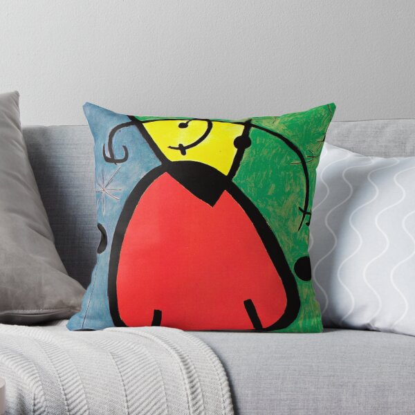 La naissance du jour-Joan Miro Coussin