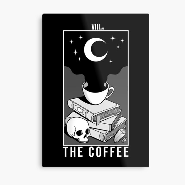 Der Kaffee Metallbild