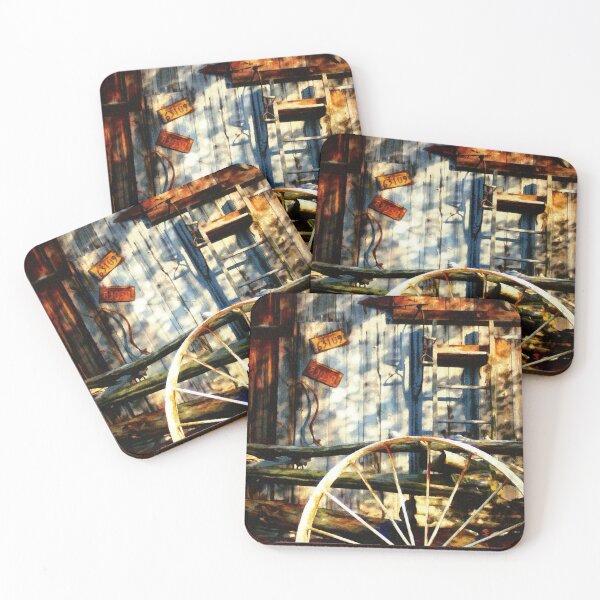 Item preview, Rustic Decor - Old Weathered Blue Barn  designed and sold by JanineRileyArt.
