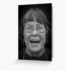 Portrait of a Friend Greeting Card