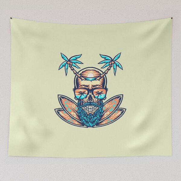 Item preview, Skull summer beach #2 designed and sold by ahmadmujib.