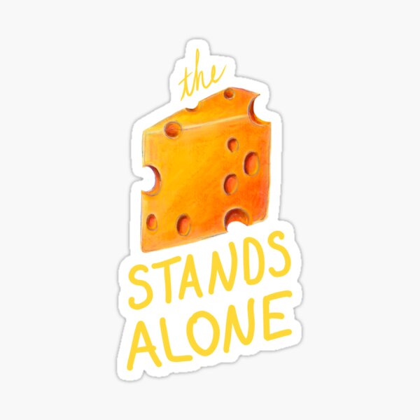Cheese Wedge Stickers Redbubble