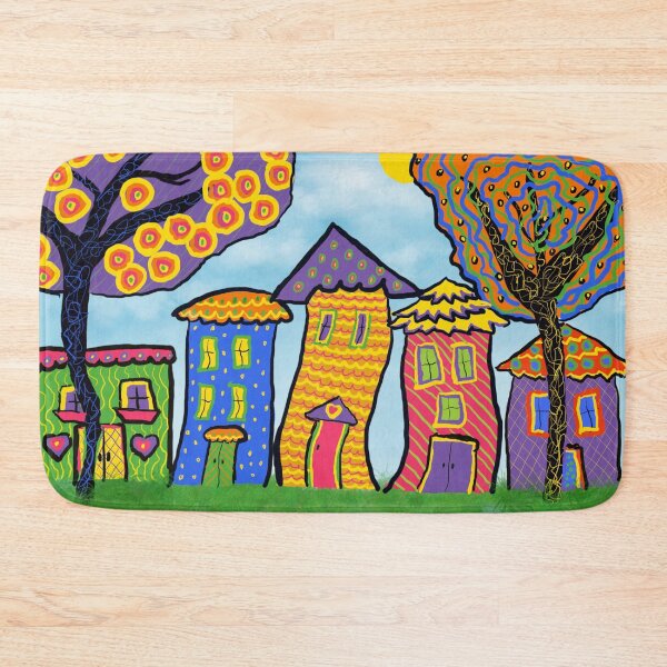 Item preview, Colorful Houses 1 designed and sold by Jane Domenech.