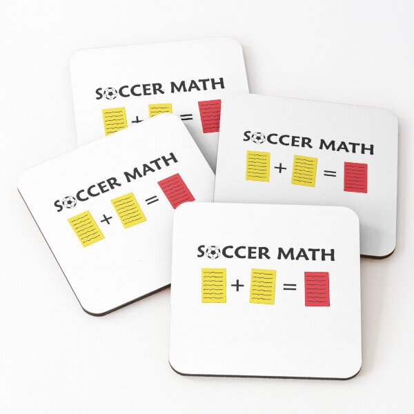 Item preview, Soccer Math - 2 yellow cards and one red card designed and sold by Gerald Waters.