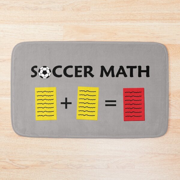 Item preview, Soccer Math - 2 yellow cards and one red card designed and sold by Gerald Waters.