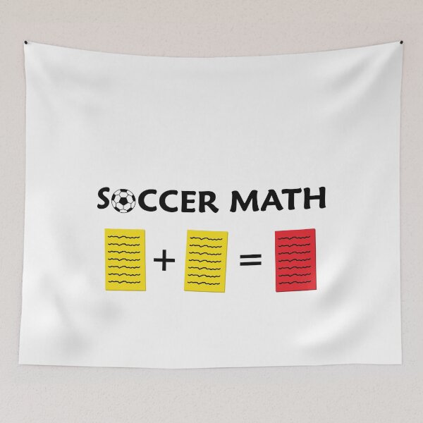 Item preview, Soccer Math - 2 yellow cards and one red card designed and sold by Gerald Waters.