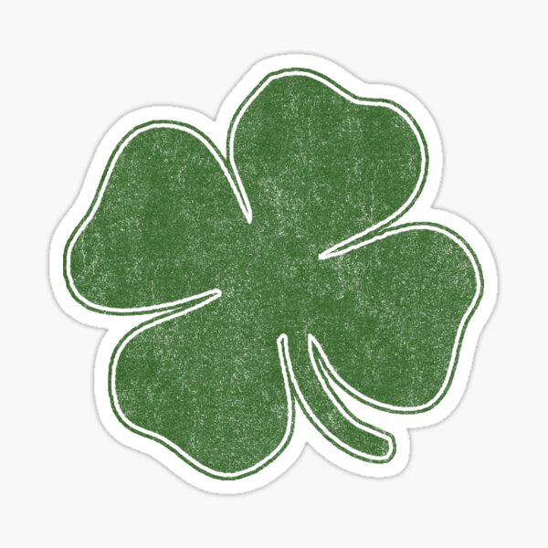 Distressed Shamrock Sticker