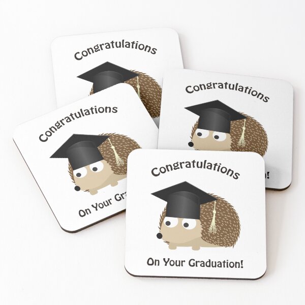 Item preview, Congratulations on Your Graduation Hedgehog designed and sold by Hedgie Designs.