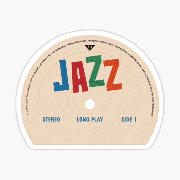 VINYL MUSIC / Jazz Sticker
