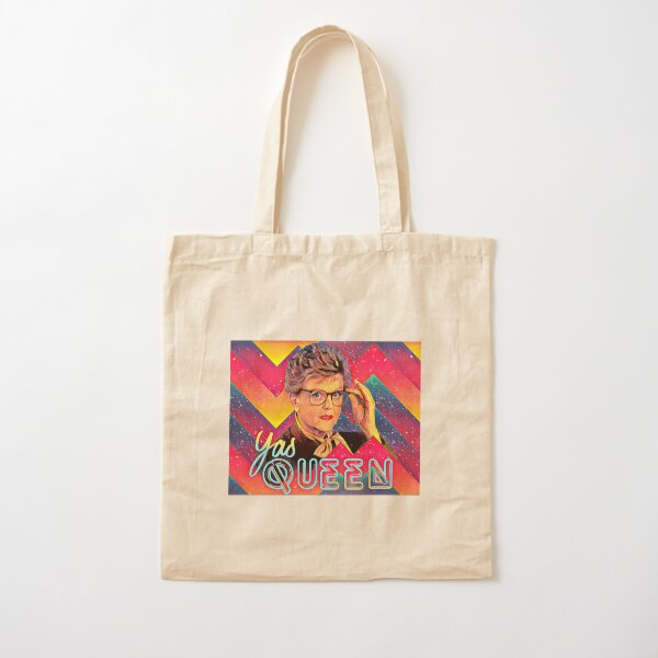 Yas to the Queen Jessica Fletcher Cotton Tote Bag