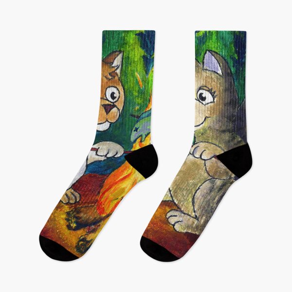 Item preview, Campfire Cats! designed and sold by manyhats.