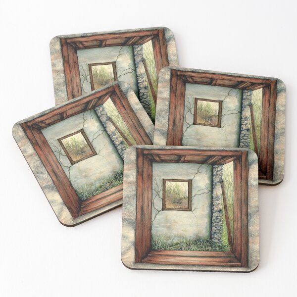 Item preview, Old Barn Window - Peer through time  designed and sold by JanineRileyArt.