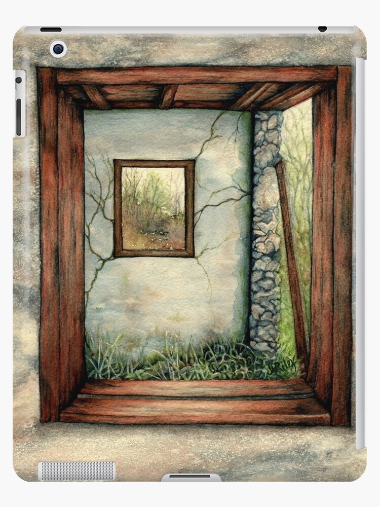 Old Barn Window Peer Through Time Ipad Case Skin By Janinerileyart Redbubble