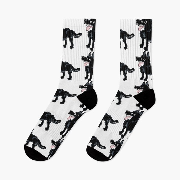 Item preview, German Shepherd - Long Hair - Black (Full Body) WHITE BG designed and sold by TheChicken.