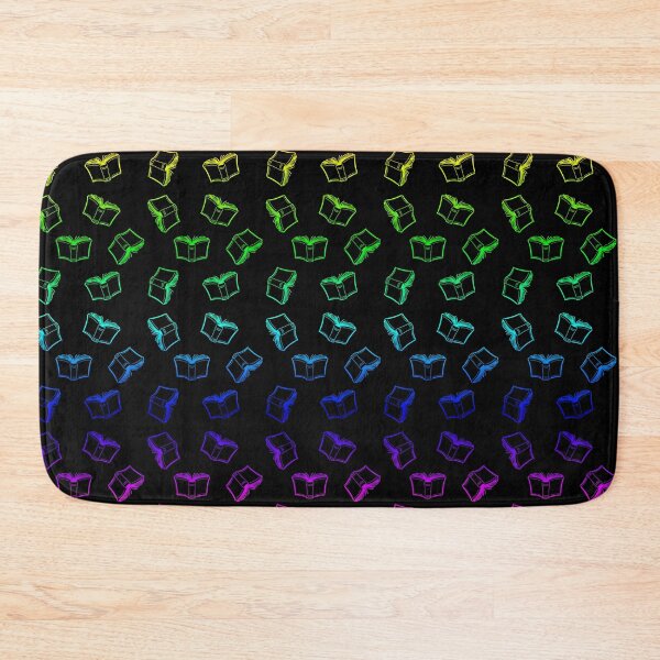 Item preview, Floating Books Rainbow on Black designed and sold by ML-Design-Guy.