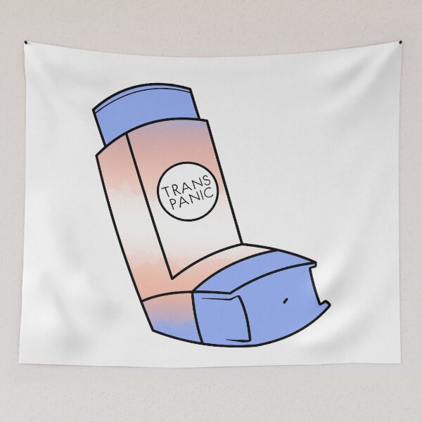 Item preview, Trans Panic! - The queer inhalers series designed and sold by Chiara Filincieri.