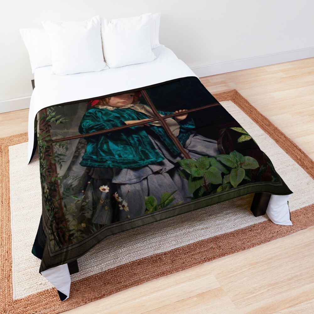 No Walk Today by Sophie Gengembre Anderson Old Masters Prints Comforter