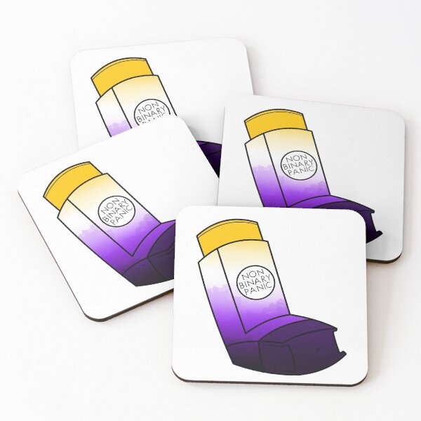 Item preview, Nonbinary Panic! - The queer inhalers series designed and sold by Chiara Filincieri.
