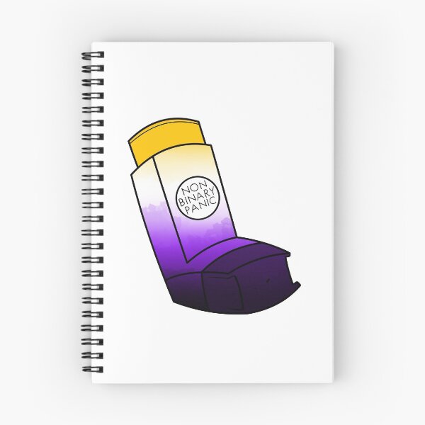 Item preview, Nonbinary Panic! - The queer inhalers series designed and sold by Chiara Filincieri.