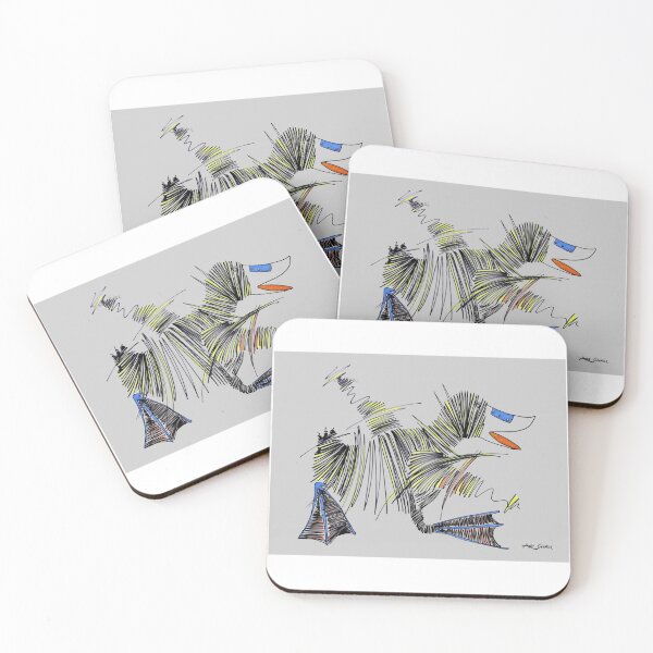 Item preview, Duck In Motion By Artguru 0410, 28 X 22, - Ink On Paper designed and sold by Art Guru.