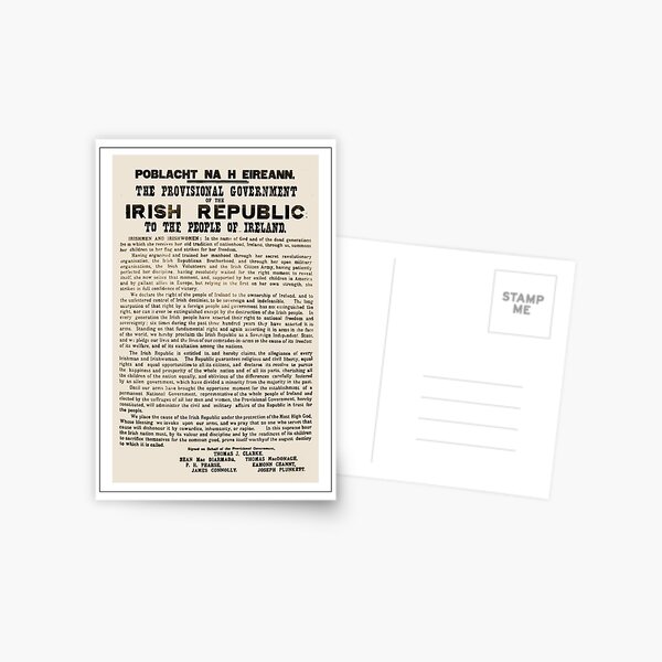 Item preview, 1916 Proclamation of the Irish Republic designed and sold by MikePrittie.