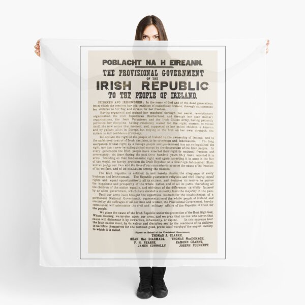 1916 Proclamation of the Irish Republic Scarf