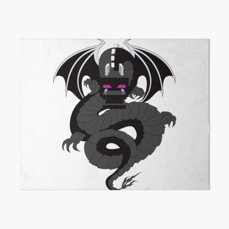 Minecraft Baby Ender Dragon Art Board Print for Sale by Wrenflight