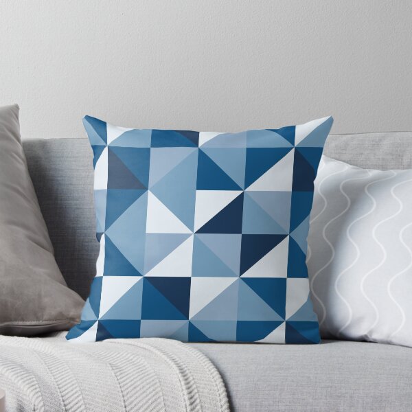 Item preview, Modern Shades of Blue designed and sold by latheandquill.
