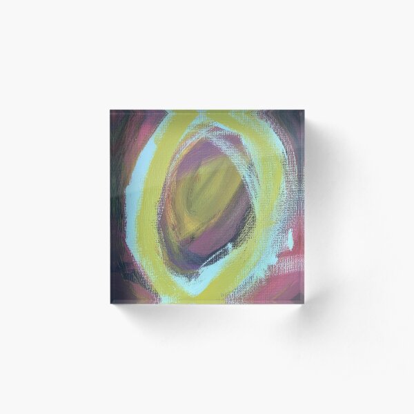 On a Merry go Round Acrylic Block