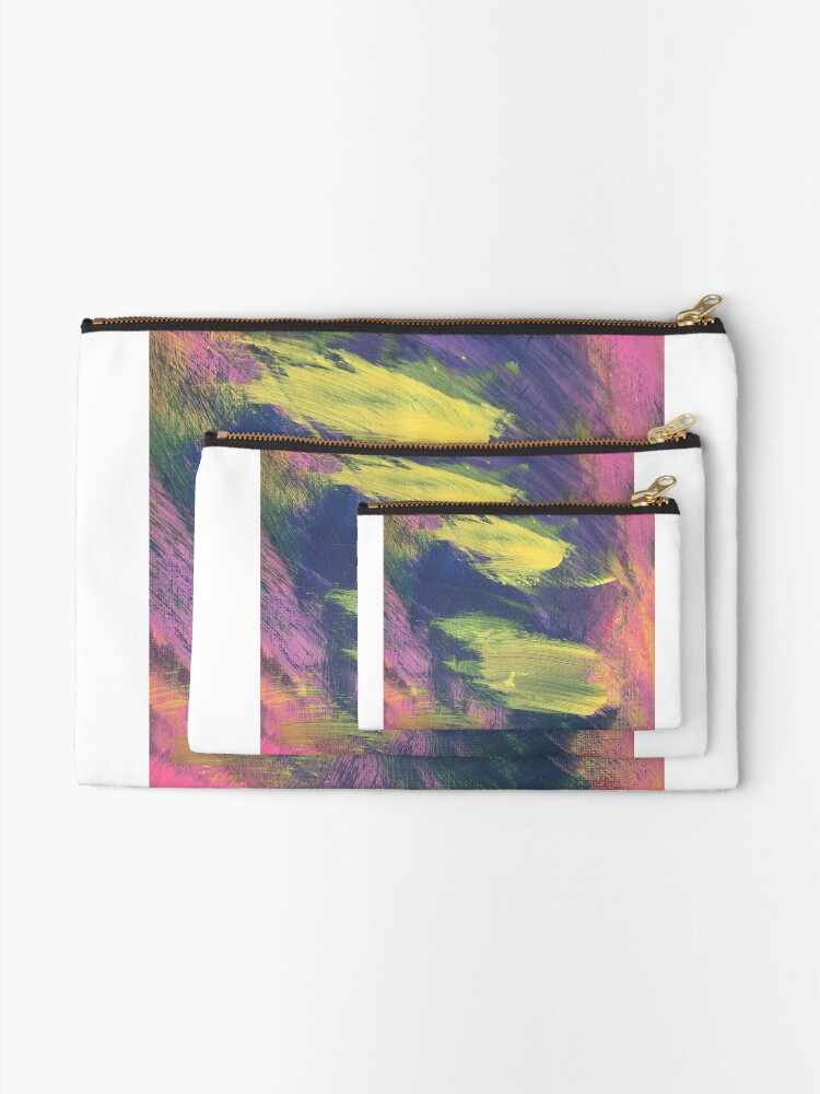 Alternate view of I Like My Eggs In a Cake Zipper Pouch