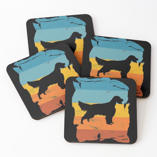 Item preview, English Setter Distressed Vintage Retro Silhouette designed and sold by DoggyStyles.
