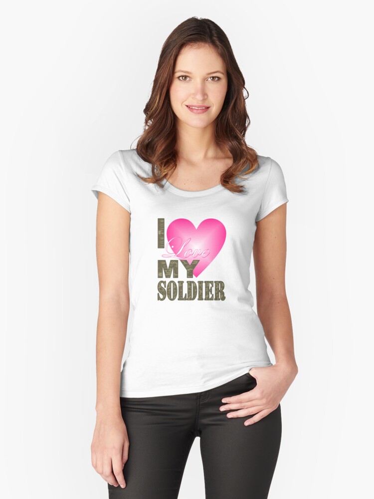 Camo Camouflage Valentine S Day I Love My Soldier T Shirt By Lfang77 Redbubble