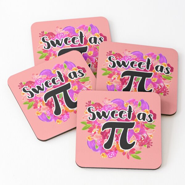 Item preview, Sweet as Pi Valentines Day Math Pun designed and sold by brightormuted.