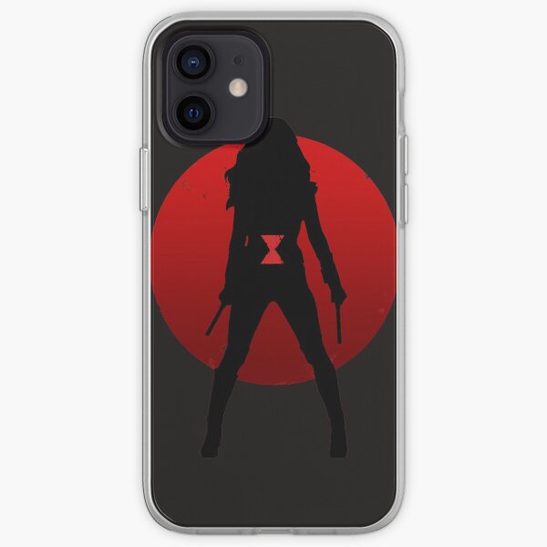 Widow Silhouette Emblem iPhone Soft Case