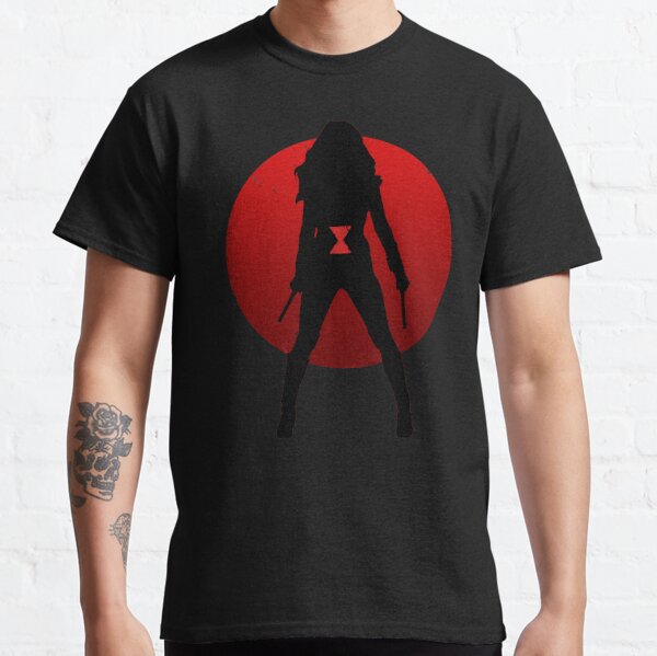 Multi Rubies Marvel Womens Universe Black Widow Classic T Shirt Medium 