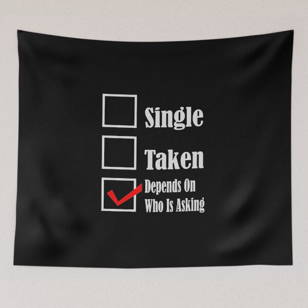 Item preview, 1980s relationship status single ready to mingle single taken  designed and sold by LEILA ART SPACE.