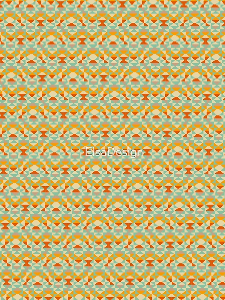 Thumbnail 5 of 5, A-Line Dress, Pattern Inca Sunset designed and sold by ElsaDesign.