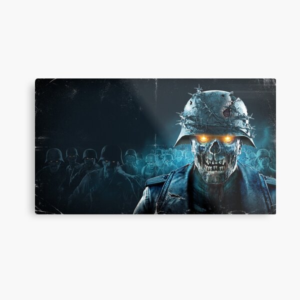 Zombie print Metal Print