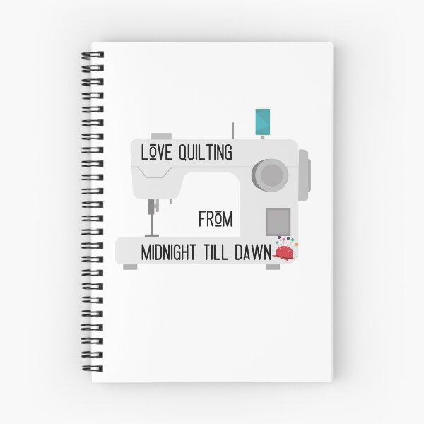 Item preview, Love Quilting From Midnight Till Dawn Sewing Machine Design designed and sold by Jesseika75.