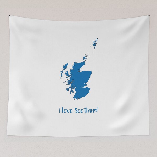 Item preview, I love Scotland Map and Text Design designed and sold by MacPean.