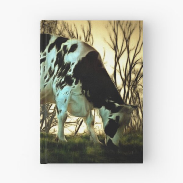 Item preview, The End of the Day - Holstein Dairy Cow designed and sold by JanineRileyArt.