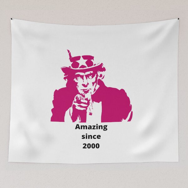 Item preview, 20th Birthday Gift Amazing since 2000 designed and sold by Fiesta1000.