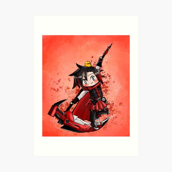 Ruby Rose Pose Art Print
