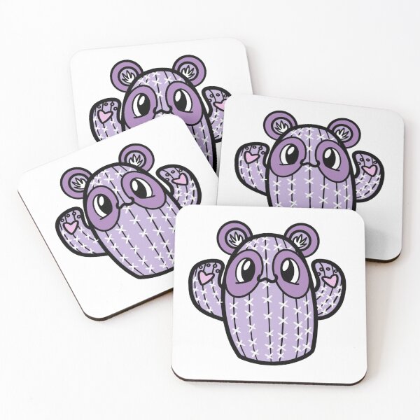 Item preview, Purple Cactus Panda designed and sold by MeowLoafs.