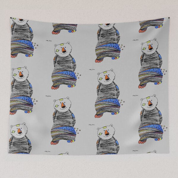 Item preview, Bear Sees The Moon And Stars By Artguru 0378, 22 X 28, - Ink On Paper designed and sold by Art Guru.